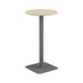 Contract High Table Maple With Grey Leg 600Mm 