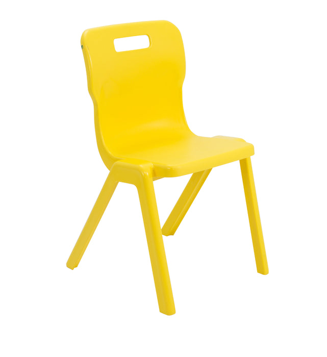 Titan One Piece Size 6 Chair Yellow  