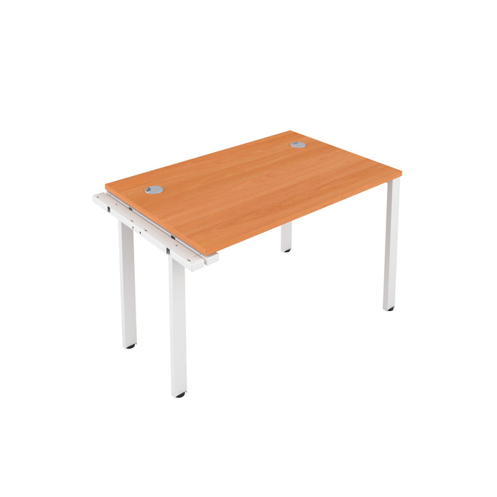 Cb 1 Person Extension Bench With Cable Port 1200 X 800 Beech Silver