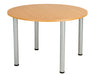 One Fraction Plus Circular Meeting Table 1000 Beech 