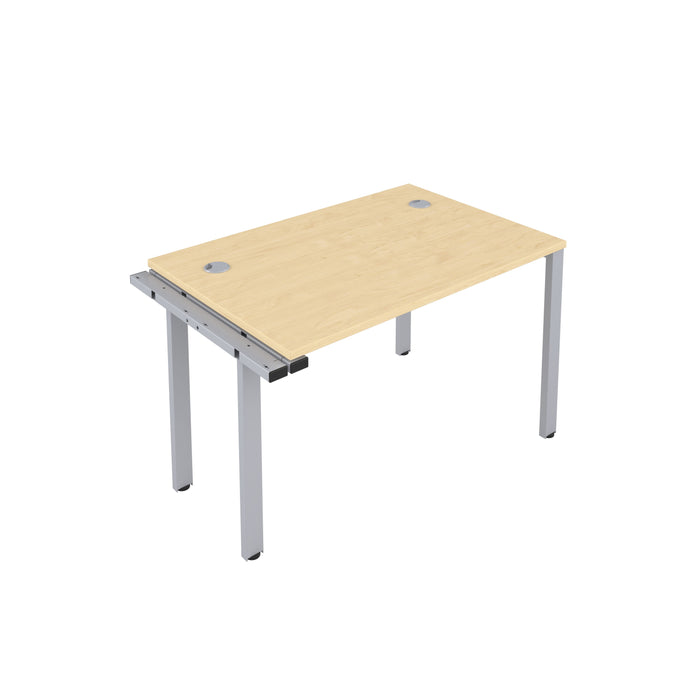 Cb 1 Person Extension Bench With Cable Port 1400 X 800 Maple Silver