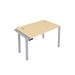 Cb 1 Person Extension Bench With Cable Port 1400 X 800 Maple Silver