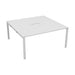 Cb 2 Person Bench With Cut Out 1200 X 800 White Silver