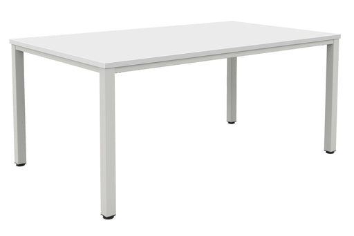 Fraction Infinity Meeting Table 240 X 120 White Silver Legs