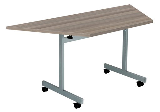 One Eighty Tilting Trapezoidal Table 1600 X 800 Grey Oak 