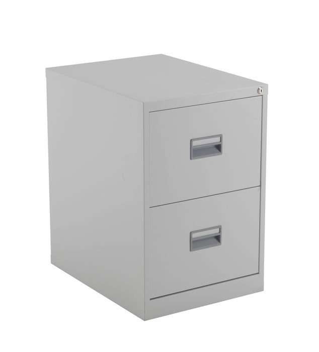Talos Tc Steel 2 Drawer Filing Cabinet Grey  