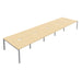 Cb 10 Person Bench With Cut Out 1200 X 800 Grey Oak Silver