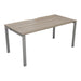 Cb 1 Person Bench With Cut Out 1400 X 800 Grey Oak Silver