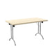 One Union Rectangular Folding Table 1400 X 700 Silver Maple