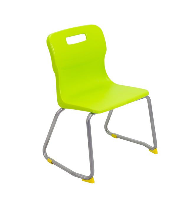 Titan Skid Base Size 3 Chair Green  