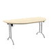 One Union D End Folding Table 1600 X 800 Silver Maple