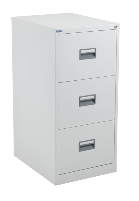 Talos Tc Steel 3 Drawer Filing Cabinet White  