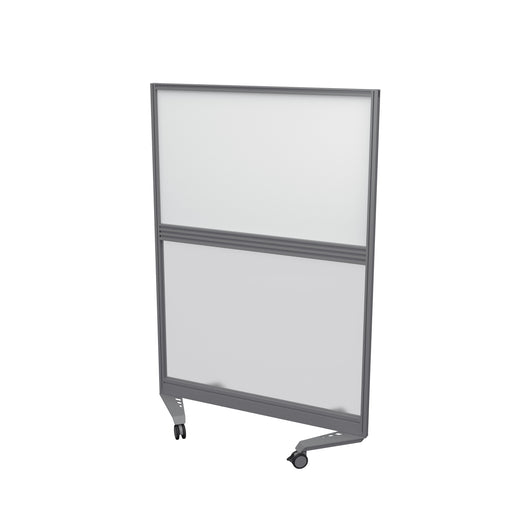 Mobile Type 4 Fully Glazed Screen Band 1 1000 (W) X 1500 (H) Silver 