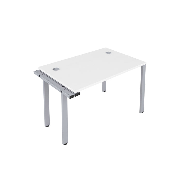 Cb 1 Person Extension Bench With Cable Port 1200 X 800 White Black
