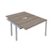 Cb 2 Person Extension Bench With Cut Out 1400 X 800 Grey Oak Silver
