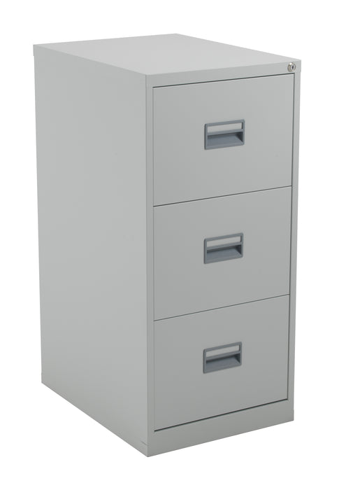 Talos Tc Steel 3 Drawer Filing Cabinet Grey  