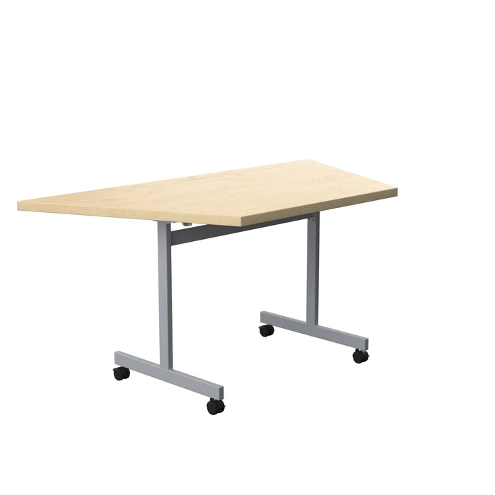 One Eighty Tilting Trapezoidal Table 1600 X 800 Maple 