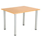 One Fraction Plus Rectangular Meeting Table 1280 Beech 