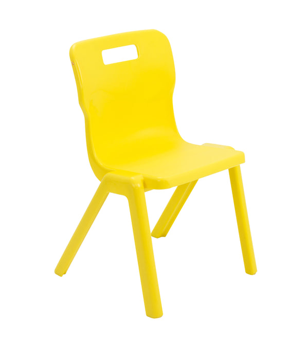 Titan One Piece Size 4 Chair Yellow  