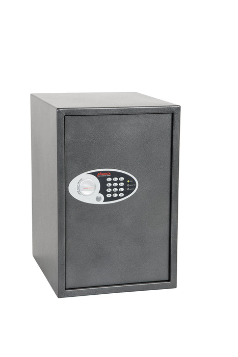 Phoenix Compact Home Office Ss0800E Series Metallic Graphite Steel Safe With Electronic Lock 88 Litres  