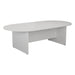 D End Meeting Table 1800 White 