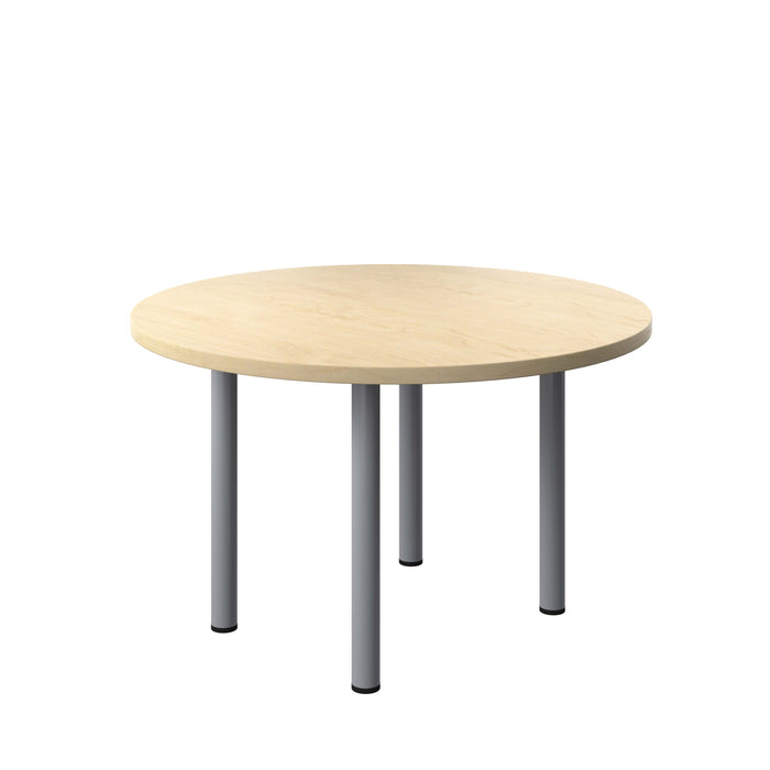 One Fraction Plus Circular Meeting Table 1200 Maple 