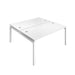 Telescopic 2 Person White Bench With Cable Port 1200 X 800 Black 