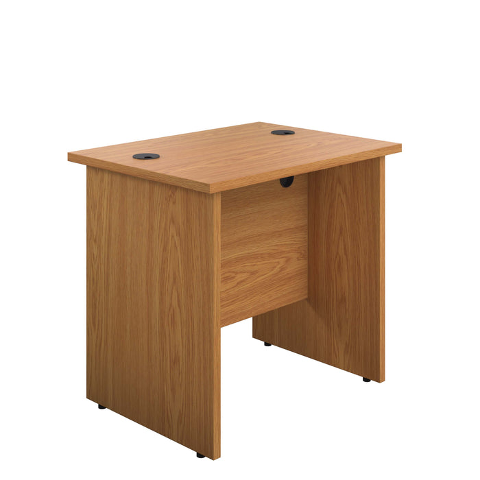 Panel Rectangular Desk 1600 X 600 Nova Oak No Pedestal