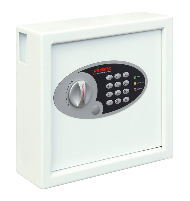 Phoenix Electronic White Steel Key Safe Ks0030E Series With Electronic Lock 30  