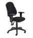 Calypso 2 High Back Operator Chair Black Adjustable Arms 