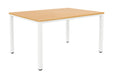 Fraction Infinity Meeting Table 140 X 80 Beech White Legs