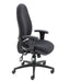 Maxi Ergo Office Chair With Lumbar Pump Charcoal Adjustable Arms 