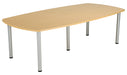 One Fraction Plus Boardroom Table 2400 Nova Oak 