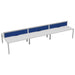 Cb 6 Person Bench With Cable Port 1200 X 800 White Silver