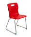Titan Skid Base Size 6 Chair Red  