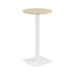 Contract High Table Maple With White Leg 600Mm 
