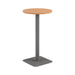 Contract High Table Beech With Grey Leg 600Mm 