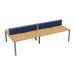 Cb 4 Person Bench With Cable Port 1400 X 800 Beech Silver