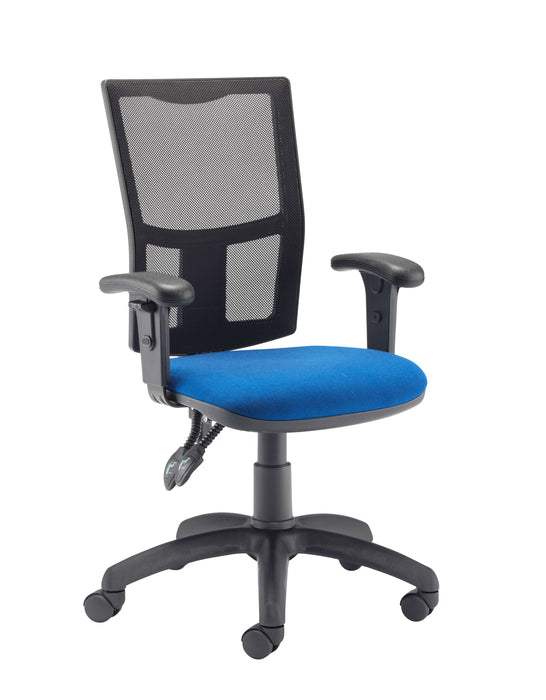 Calypso 2 Mesh Plus Chair Charcoal Adjustable Arms 
