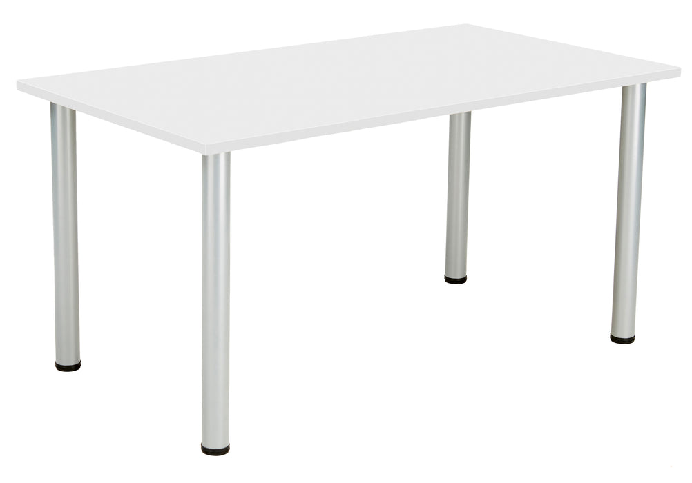 One Fraction Plus Rectangular Meeting Table 1480 White 
