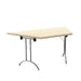 One Union Trapezoidal Folding Table 1600 X 800 Silver Maple