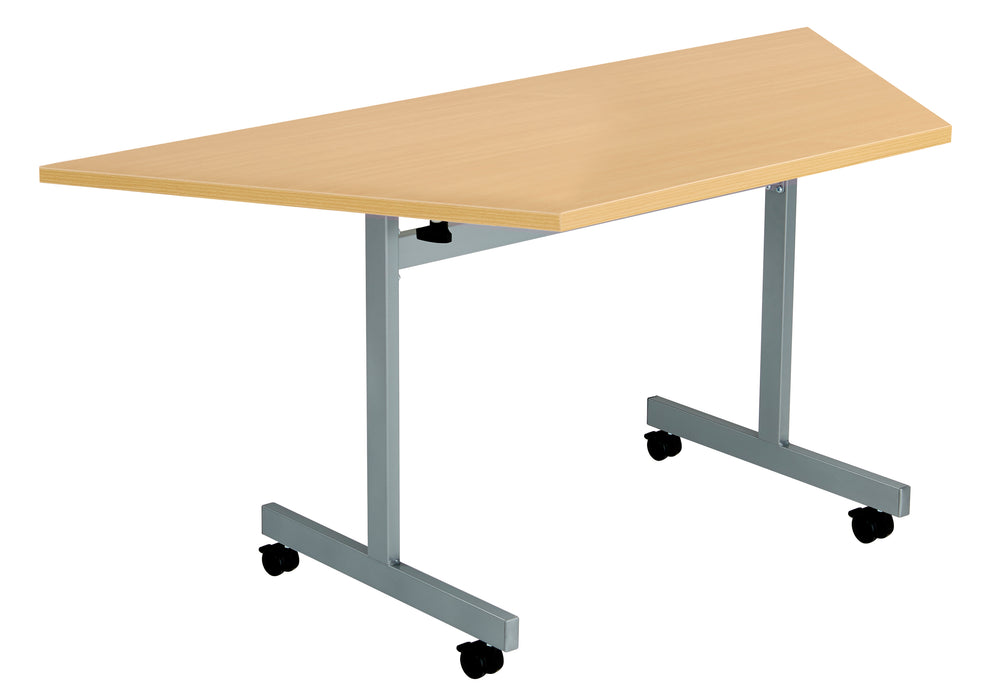 One Eighty Tilting Trapezoidal Table 1600 X 800 Nova Oak 