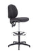 Concept Mid Back Chair With Draughting Kit Charcoal Adjustable 