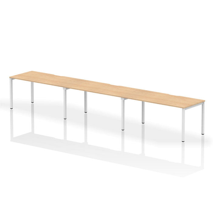 Evolve Plus Single Row Desk - 3 Person