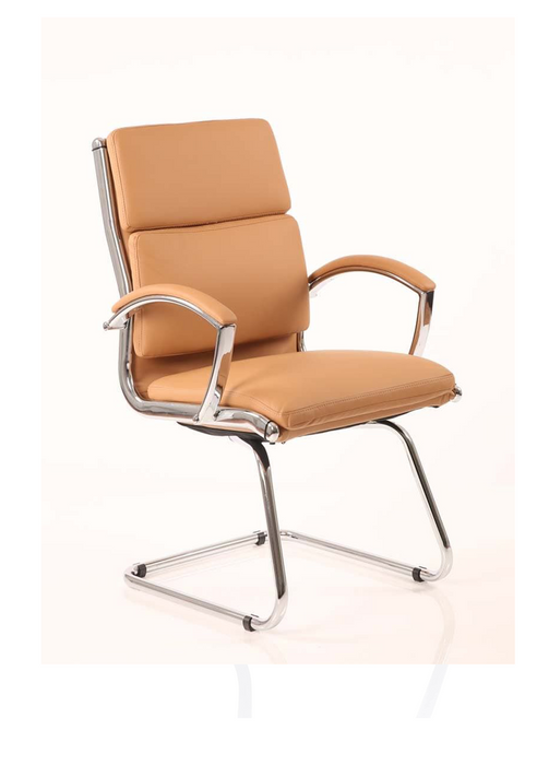Classic Medium Back Cantilever Visitor Chair with Arms