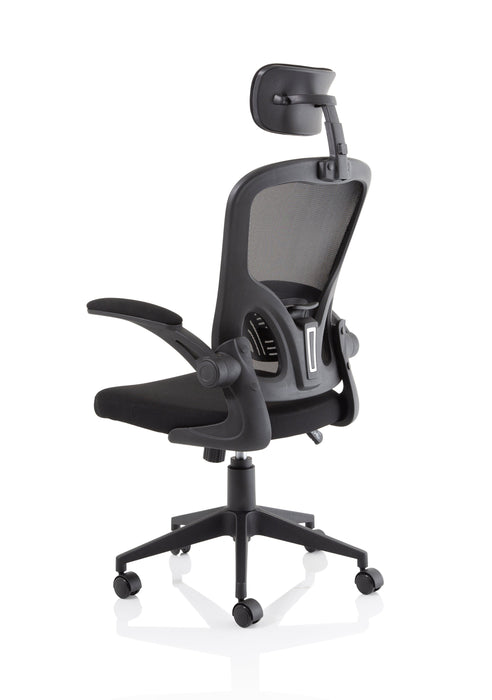 Ace Executive Mesh Chair With Folding Arms 2