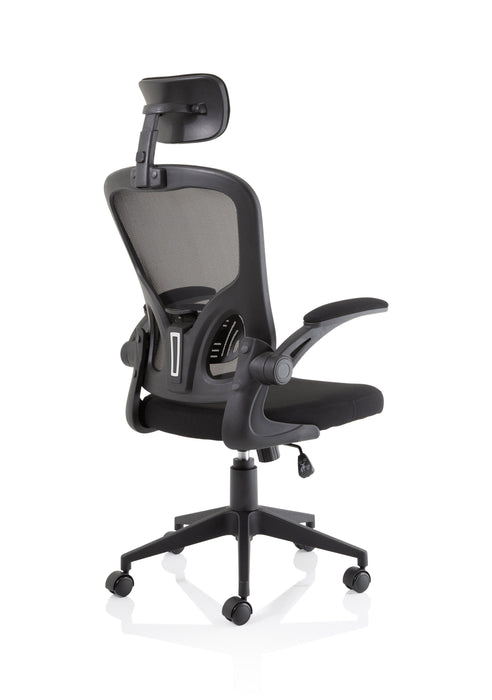 Ace Executive Mesh Chair With Folding Arms 3