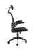 Ace Executive Mesh Chair With Folding Arms Side Profile 2