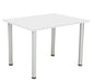 One Fraction Plus Rectangular Meeting Table 1280 White 