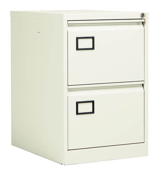 Bisley 2 Drawer Contract Steel Filing Cabinet Chalk  